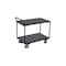 Tischwagen, Tragl. 250kg, 2 Etage(n), Ladefl. LxB 835x490mm, Holzetage