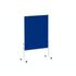 Moderationstafel,H 1935mm,Tafel HxB 1500x1200mm,Tafel Filz,blau,pinnbar