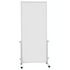 Mobiles Whiteboard,H 1894mm,Tafel HxB 1800x750mm,kunststoffbeschichtet