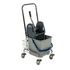 Nasswischwagen,Eimer 1x27l blau,Mopp-Presse,Gestell Metall,4 Lenkrollen