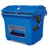 Streugutbehälter, HxBxT 1035x1360x765mm, HDPE, blau, Deckel blau