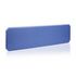 Schallabsorbierende Tischtrennwand,HxB 450x800mm,Wand blau,2 Klemmfüße