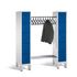 Schließfach-Garderobe,HxBxT 1850x1600x500mm,Korpus RAL7035,Front RAL5010