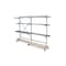 Kragarmregal, Grund+Anbau, HxBxT 1950x2090x450mm, 3 Ständer, einseitig