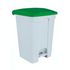 Contitop, Abfallbehälter mit Pedal 45L weiß/grün/VE:3