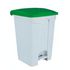 Contitop, Abfallbehälter mit Pedal 70L weiß/grün