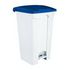 Contitop, Abfallbehälter mit Pedal 90L weiß/blau/ VE:3