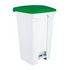 Contitop, Abfallbehälter mit Pedal 90L weiß/grün/VE:3