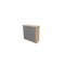 Querrollladenschrank, HxBxT 1155x1200x445mm, 2xHolzboden, 3 OH, NH-Ahorn