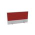Aufsatz-Paneel, f. Schreibtisch, Anbau hinten, MP-hellgrau, BN4011-rot