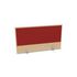 Aufsatz-Paneel,f. Schreibtisch,Anbau hinten,B 1000mm,NH-Ahorn,BN4011-rot