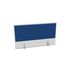 Aufsatz-Paneel,f. Schreibtisch,Anbau hinten,B 1000mm,BI-weiss,BN6016-blau