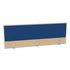 Aufsatz-Paneel,f. Schreibtisch,Anbau hinten,B 1600mm,NH-Ahorn,BN6016-blau