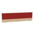 Aufsatz-Paneel,f. Schreibtisch,Anbau hinten,B 2000mm,NH-Ahorn,BN4011-rot