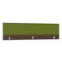 Aufsatz-Paneel,f. Schreibtisch,Anbau hinten,NV Braun Hickory,BN7048-grün
