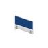 Aufsatz-Paneel, f. Schreibtisch, Anbau seitlich, BI-weiss, BN6016-blau