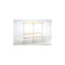 Umkleidebank, HxLxT 1670x2000x375mm, Holzleisten, RAL7035