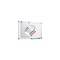 Whiteboard, HxB 900x1200mm, kunststoffbeschichtet, magnethaftend, Stahl