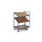 Etagenwagen, Tragl. 200kg, 3 Etage(n), Ladefl. LxB 810x610mm, Holzplatte