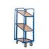 Etagenwagen, Tragl. 200kg, 3 Etage(n), Ladefl. LxB 410x610mm, Holzplatte