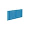 Lochplatte, Platten HxB 450x1000mm, RAL5015