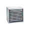 Schubladenschrank, HxBxT 1000x1005x695mm, RAL7035, Front RAL7016