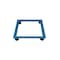 Fahrgestell, f. Pultschrank, H 60mm, Gestell Stahl, 4 Lenkrollen, RAL5012