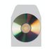 Sichttasche, f. CD/DVD, f. quer, HxB 127x127mm, m. Verschlusslasche