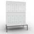 Sitzbankschrank,HxBxT 2090x1480x815mm,Korpus RAL7035,Front RAL7035