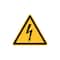 Warnschild, f. innen/außen, elektrische Spannung, Wandschild, Kunststoff