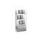 Felgenregal, Anbaufeld, HxBxT 2000x1010x335mm, f. Felgen Ø 380-480mm