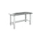 KRAFTWERK® Schweisstisch 1500mm, Breite 700mm, Farbe RAL7035 Lichtgrau