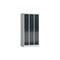 Garderobenschrank, HxBxT 1800x870x500mm, 3 Abt., Abt. B 295mm, Drehriegel