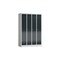 Garderobenschrank,HxBxT 1800x1185x500mm,4 Abt.,Abt. B 295mm,Drehriegel