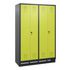 Garderobenschrank,HxBxT 1800x1190x500mm,Korpus RAL7021,Front RDS1108060