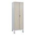 Garderobenschrank,HxBxT 1850x610x500mm,Korpus RAL7035,Front Sen-Esche