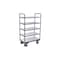 ESD-Etagenwagen,Tragl. 250kg,5 Etage(n),Ladefl. LxB 985x490mm,Holzetage