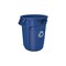 Universalcontainer, 121l, HxØ 705x557mm, Korpus PE blau