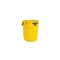 Universalcontainer, 75l, HxØ 580x495mm, Korpus PE gelb