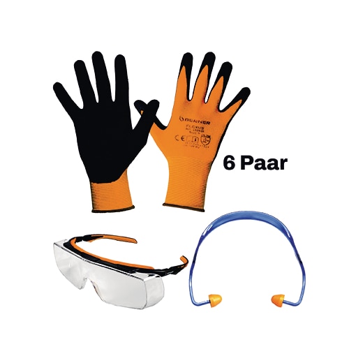 Arbeitsschutz-Set mit Handschuh Flexus Gr. 8