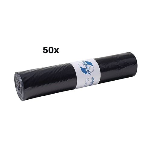 50er-Pack Müllsäcke 120 l, schwarz