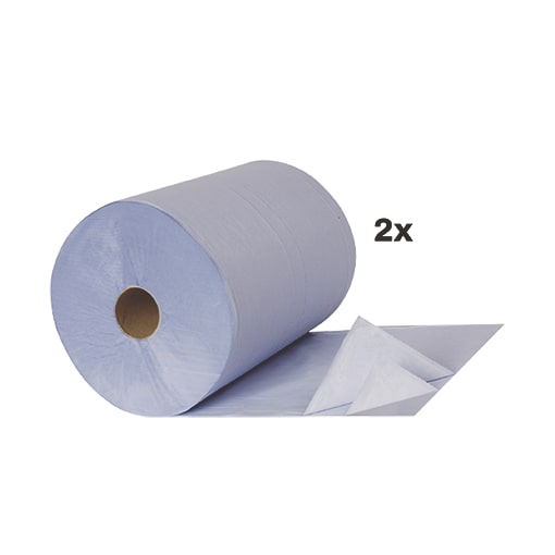 2er-Pack Putztuch blau