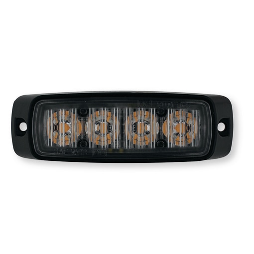 LED Frontblitzer E4 12/24 V gelb
