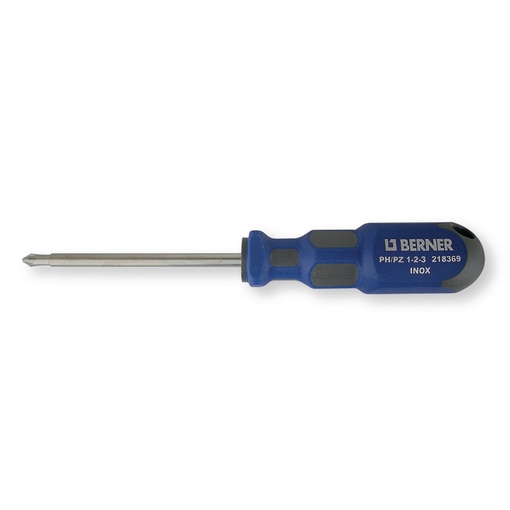 Screwdriver inox 6 in1 PH - PZ 1- 2 - 3