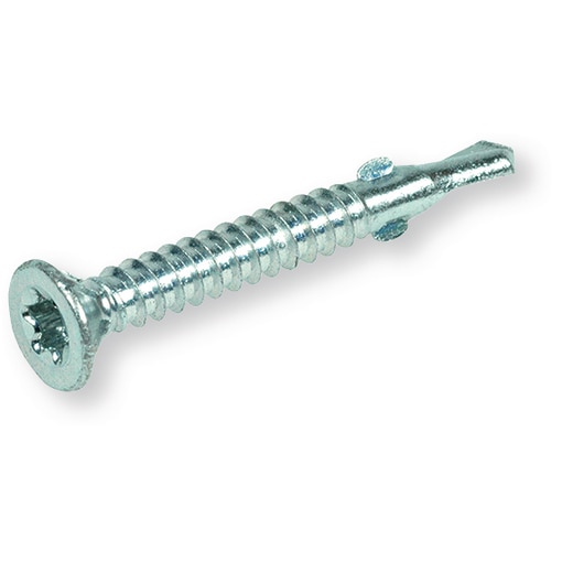 Parafuso auto-perfurante com alhetas e cabeça de embeber TX 6,3x75 A2
