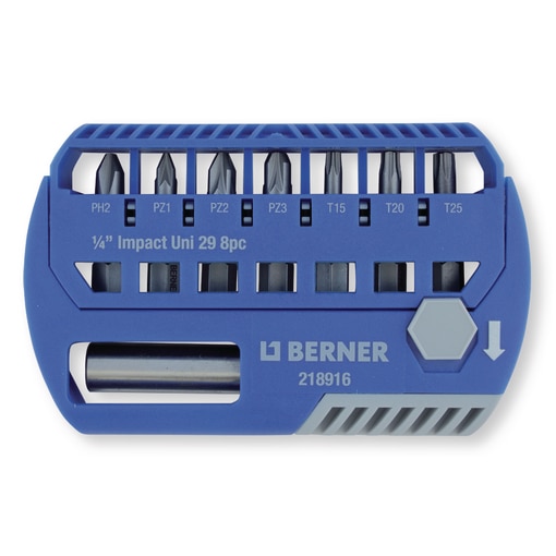 Impact bit set 1/4
