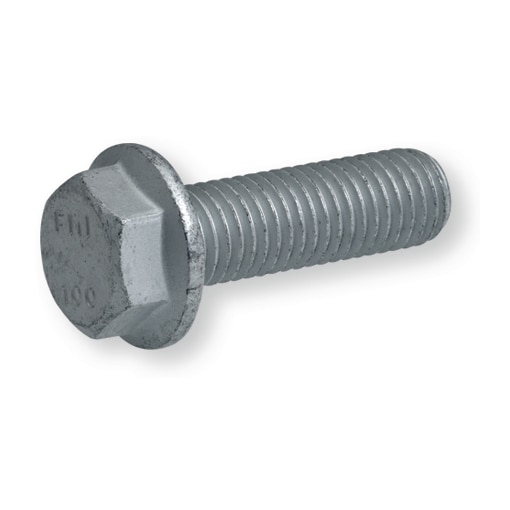 Parafuso com cabeça hexagonal e anilha ZLB Cl. 100 M8x45