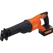 Reciprocating saw BACRS 18,0V 4 Ah incl. 2 batteries in BC+