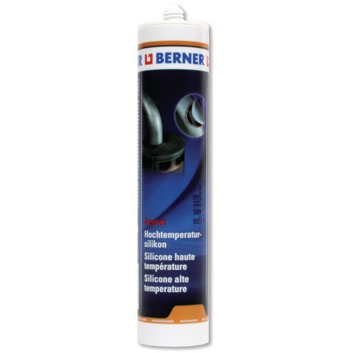 Silikoninis hermetikas aukštai temperatūrai, raudonas, kartušas310 ml