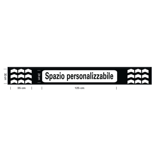 Paraspruzzo zebrato neutro